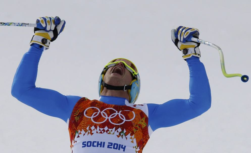 Christof Innerhofer ai mondiali di Garmisch 2011 vinse il bronzo in discesa, l&#39;oro in superG e l&#39;argento in combinata. Reuters